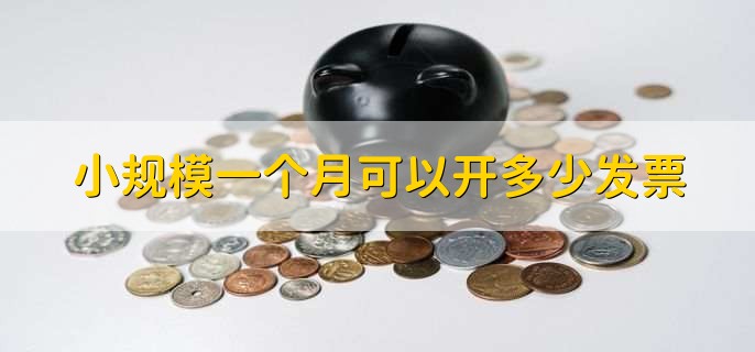 小规模一个月可以开多少发票