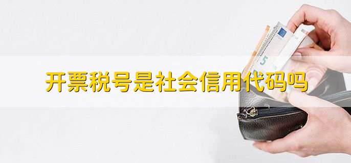 开票税号是社会信用代码吗