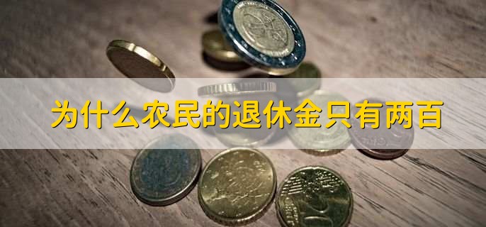 为什么农民的退休金只有两百