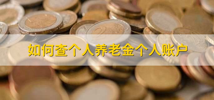 如何查个人养老金个人账户,有以下五步