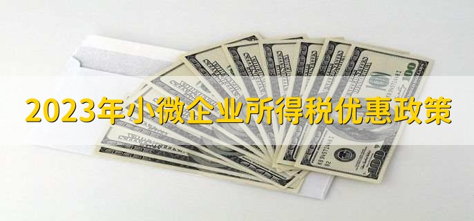 2023年小微企业所得税优惠政策