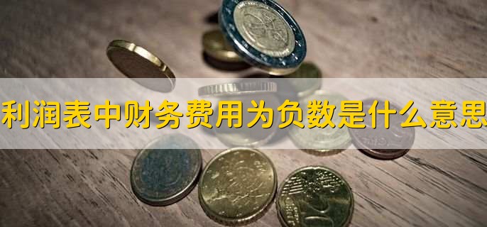 利润表中财务费用为负数是什么意思