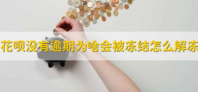 花呗没有逾期为什么会被冻结怎么解冻
