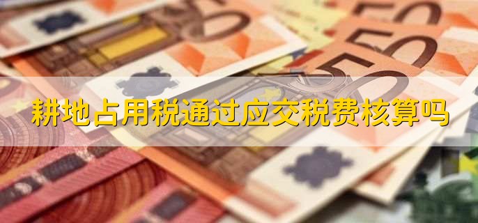 耕地占用税通过应交税费核算吗