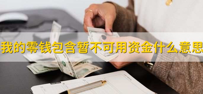 我的零钱包含暂不可用资金什么意思