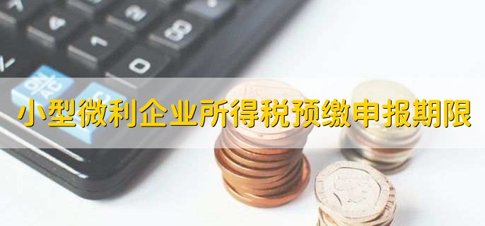 小型微利企业所得税预缴申报期限
