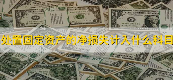 处置固定资产的净损失计入什么科目,其他损失科目