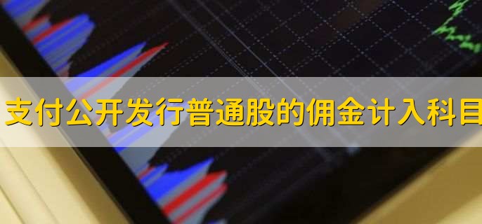 支付公开发行普通股的佣金计入什么科目,发行费用类科目