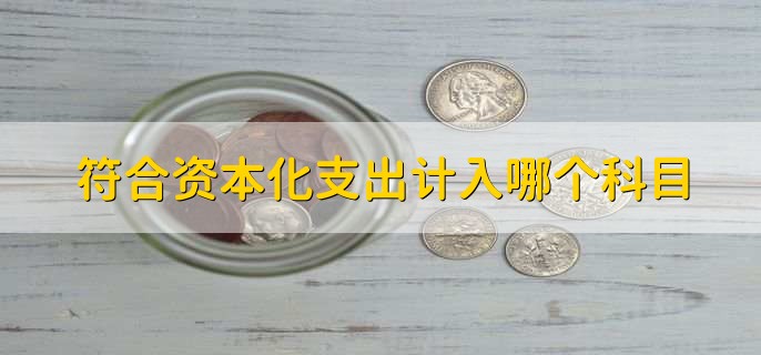 符合资本化支出计入哪个科目