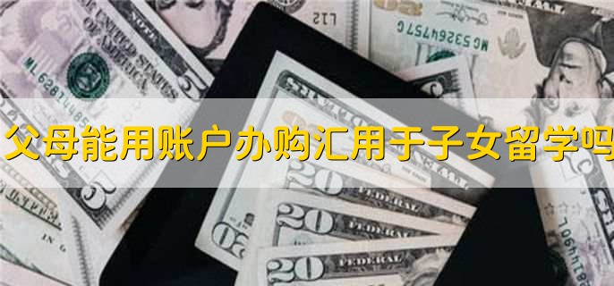 父母可以用自己的账户办理购汇用于子女留学吗，购汇和购钞的区别