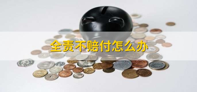全责不赔付怎么办