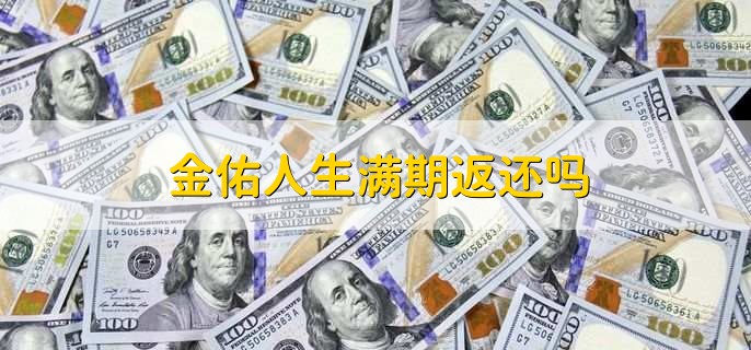 金佑人生满期返还吗