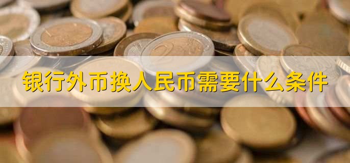 银行外币换人民币需要什么条件