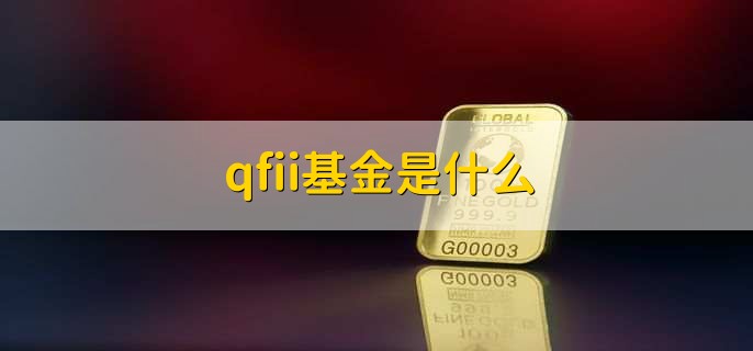 qfii基金是什么,合格境外机构投资者