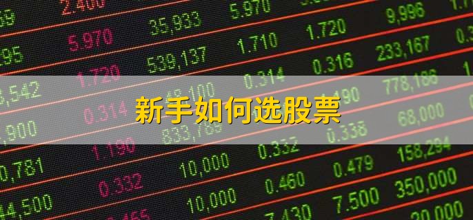 新手如何选股票