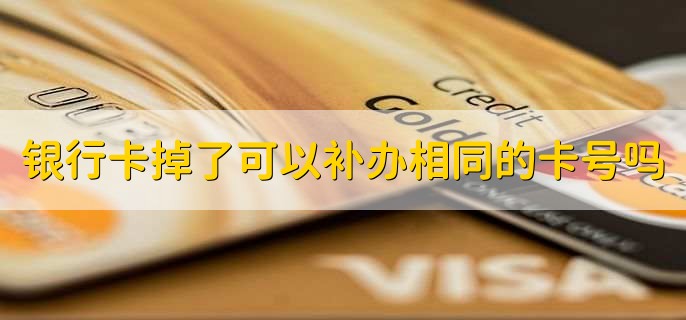 银行卡掉了可以补办相同的卡号吗,可以