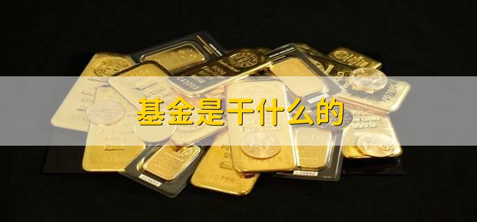 基金是干什么的,怎么投资开放式基金