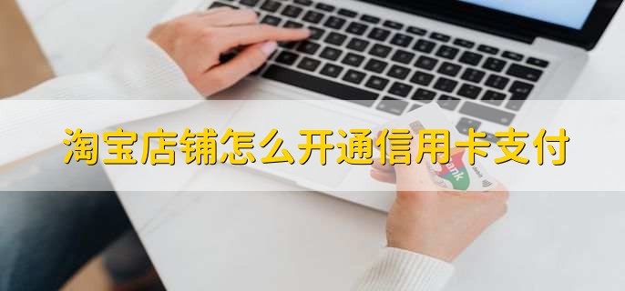 淘宝店铺怎么开通信用卡支付