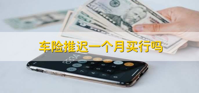 车险推迟一个月买行吗
